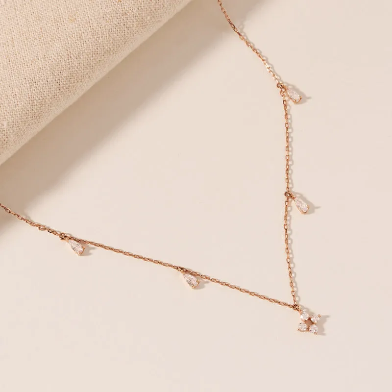 [14K Gold] Julia Floral Necklace
