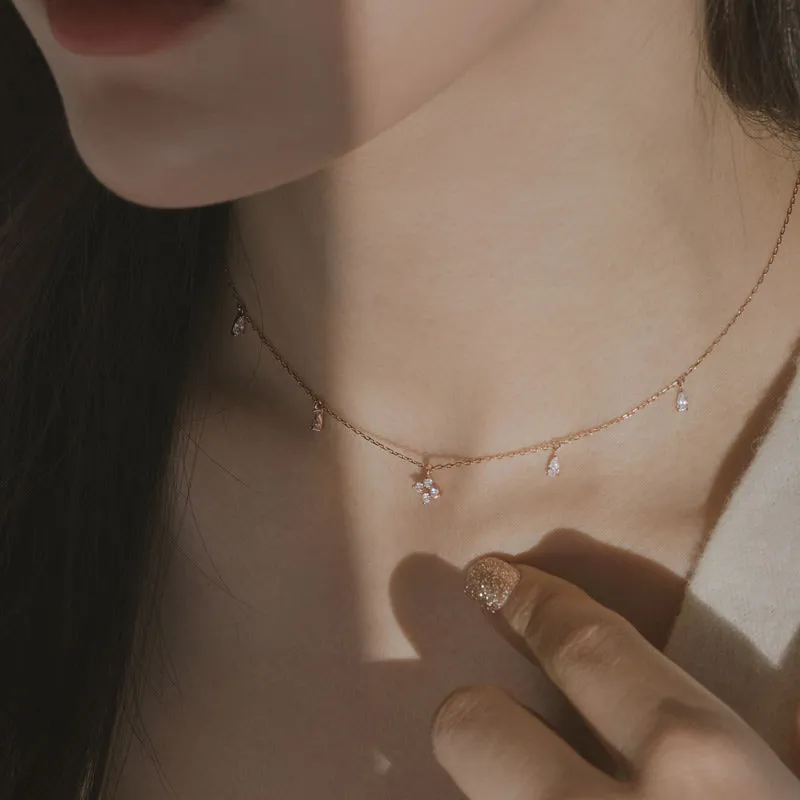 [14K Gold] Julia Floral Necklace