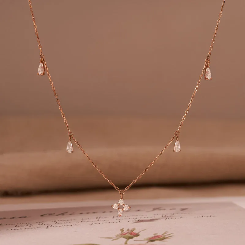 [14K Gold] Julia Floral Necklace