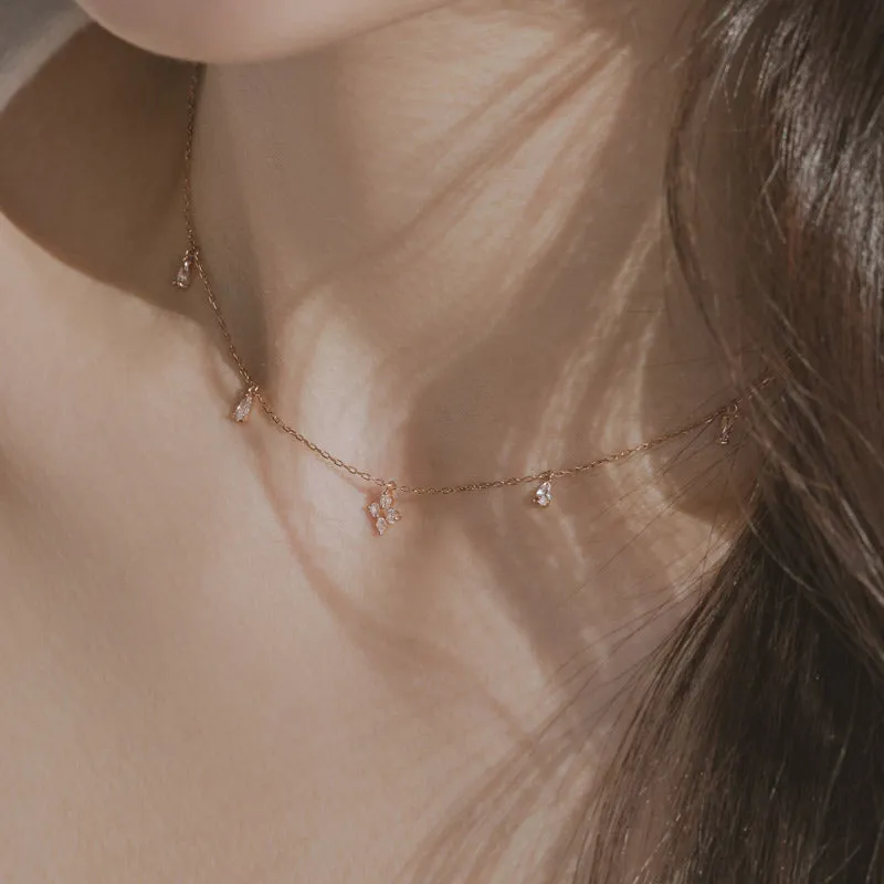 [14K Gold] Julia Floral Necklace