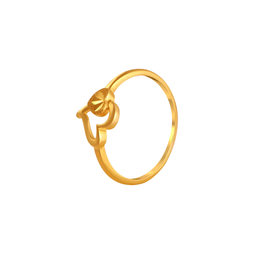 14k Hearty Gold Rings From Amazea Collection