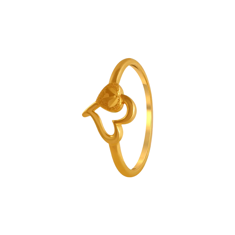 14k Hearty Gold Rings From Amazea Collection