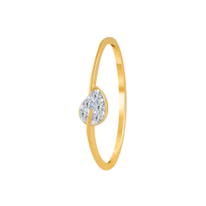 14KT (585) Yellow Gold And Diamond Ring For Women