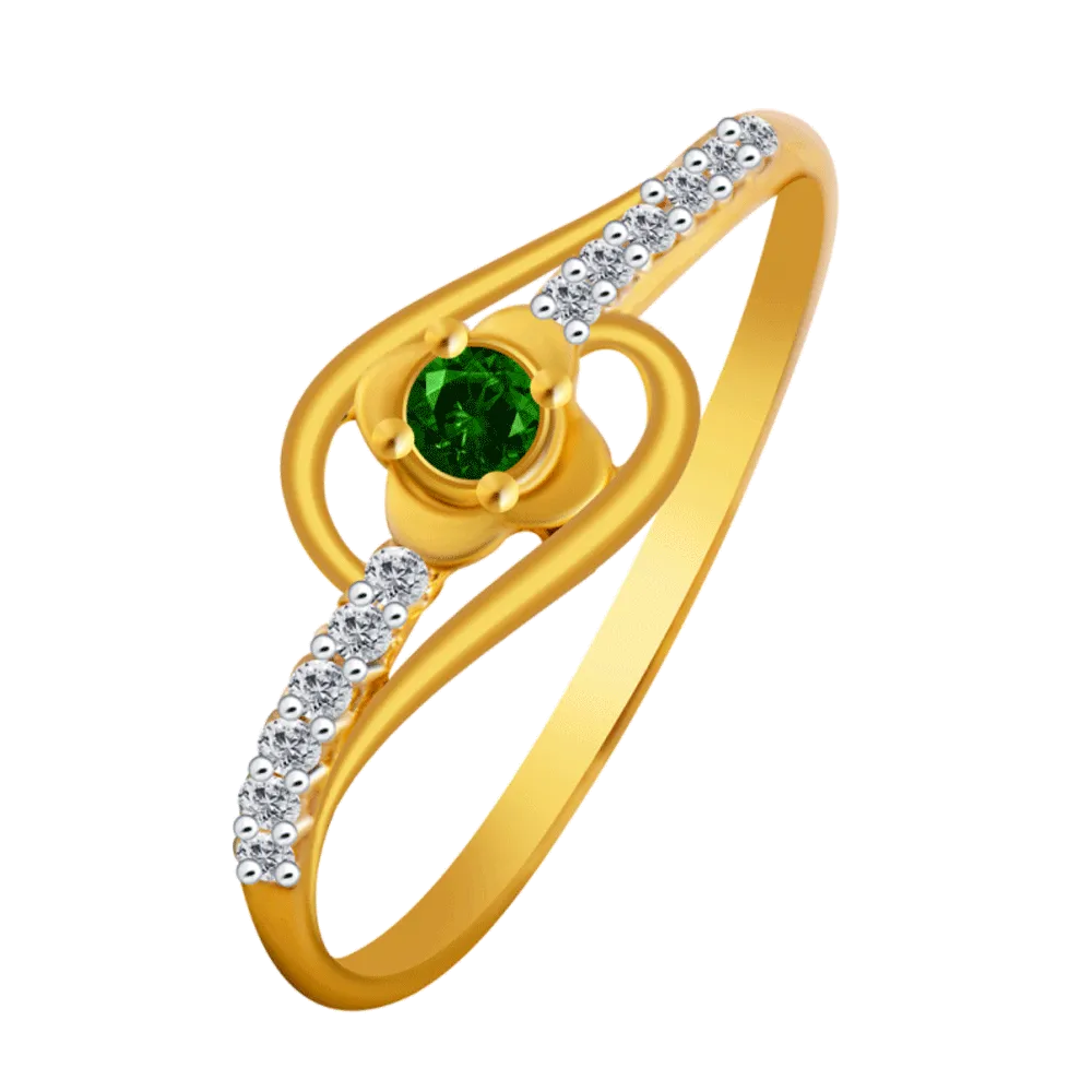 14KT (585) Yellow Gold Ring For Women