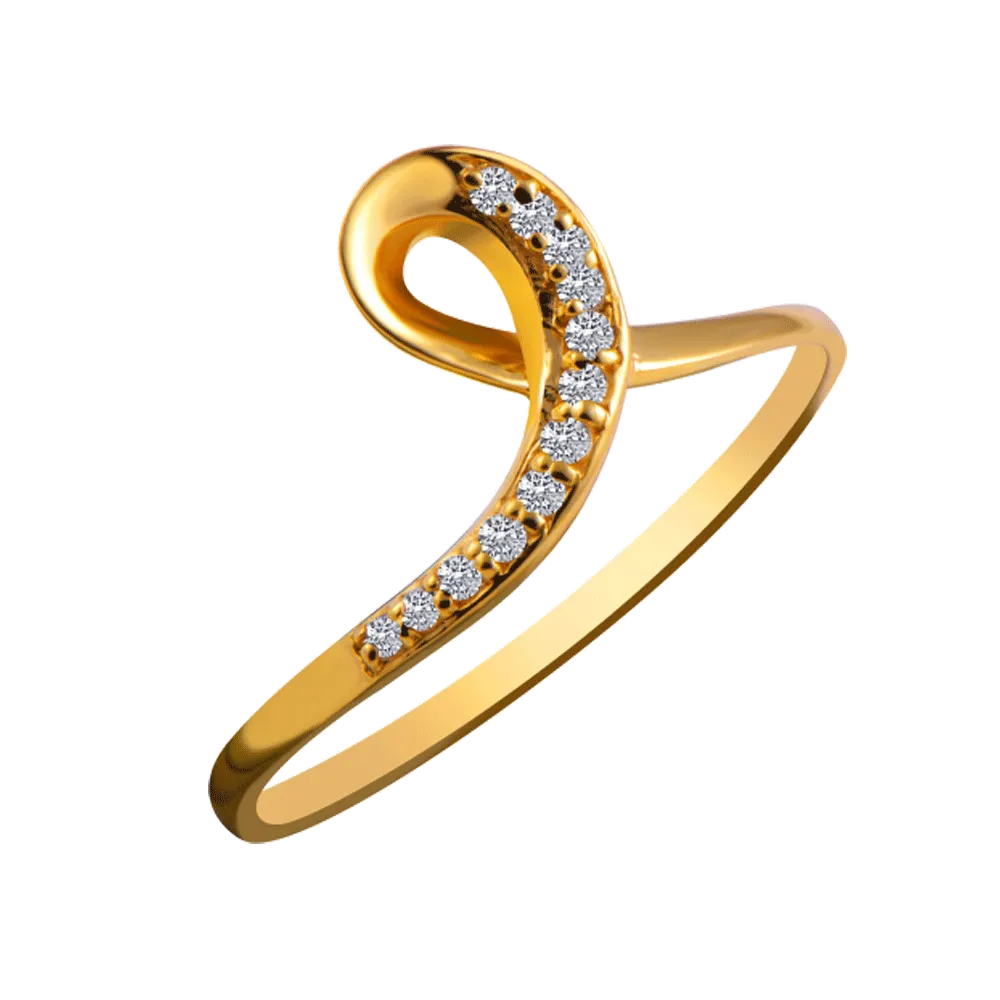 14KT (585) Yellow Gold Ring For Women