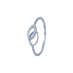 18KT (750) White Gold And Diamond Ring For Women