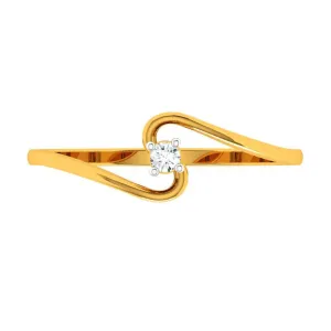 22KT (916) Yellow Gold Ring For Woman