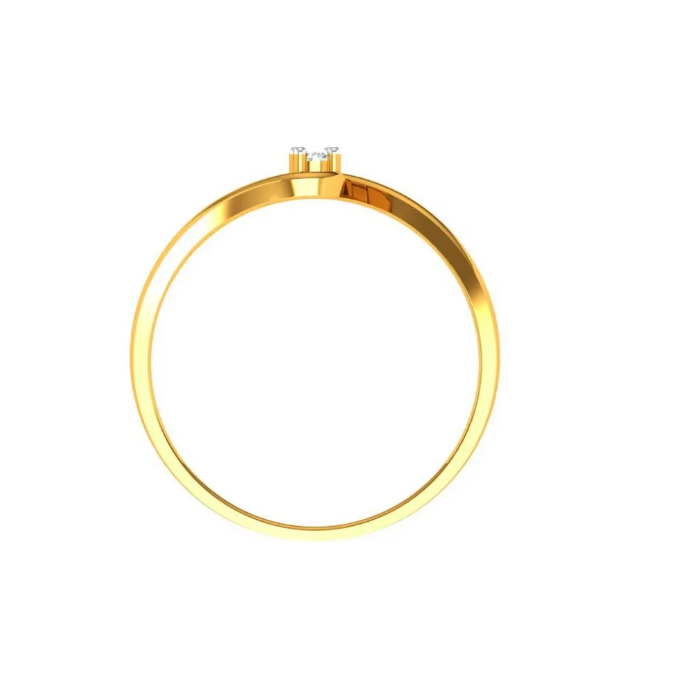 22KT (916) Yellow Gold Ring For Woman