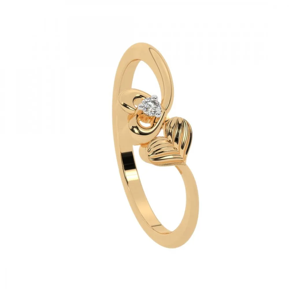 22KT (916) Yellow Gold Ring For Women