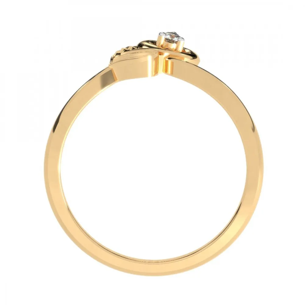 22KT (916) Yellow Gold Ring For Women