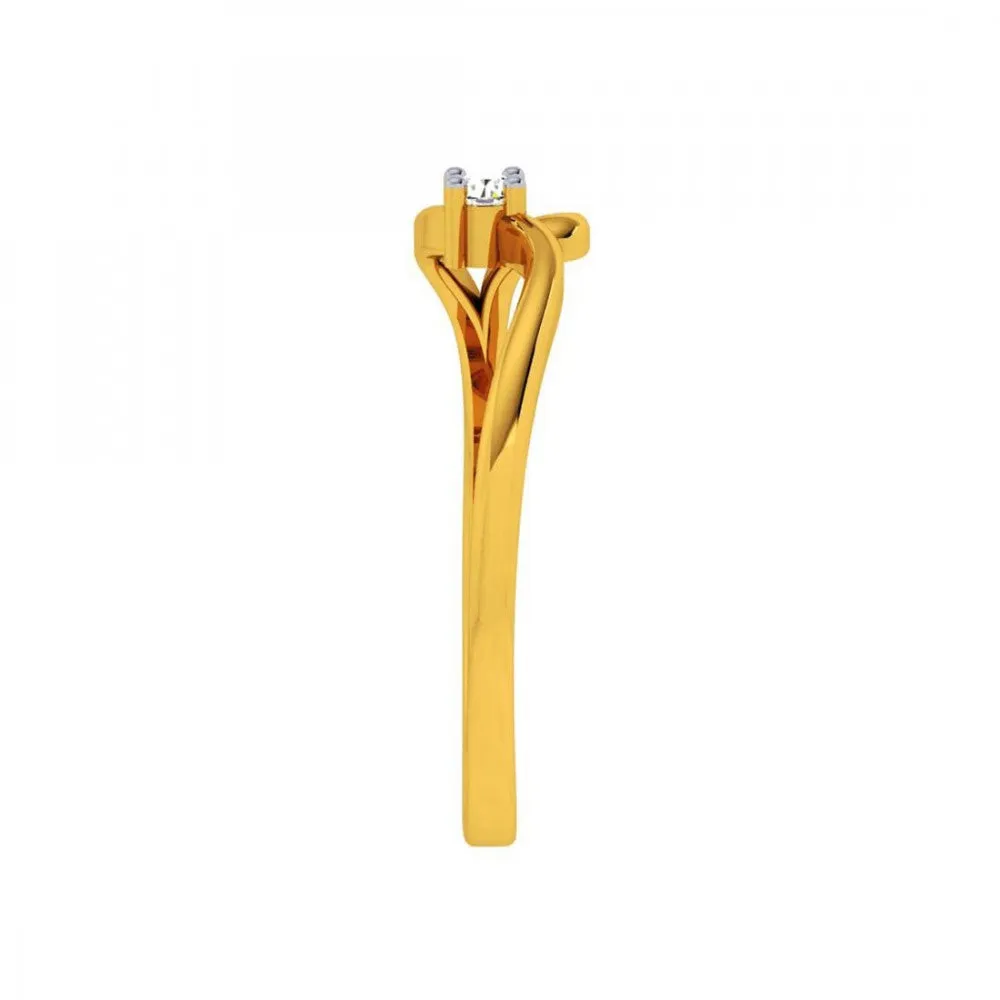 22KT (916) Yellow Gold Ring For Women
