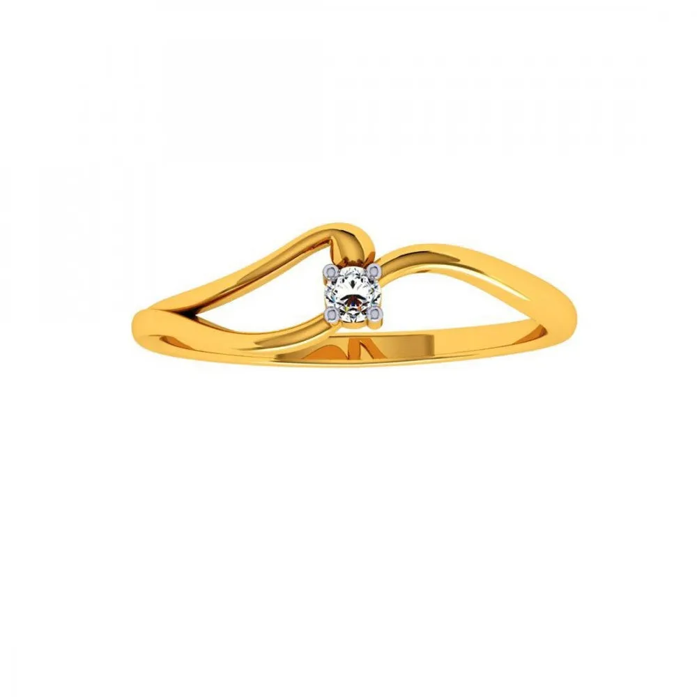 22KT (916) Yellow Gold Ring For Women