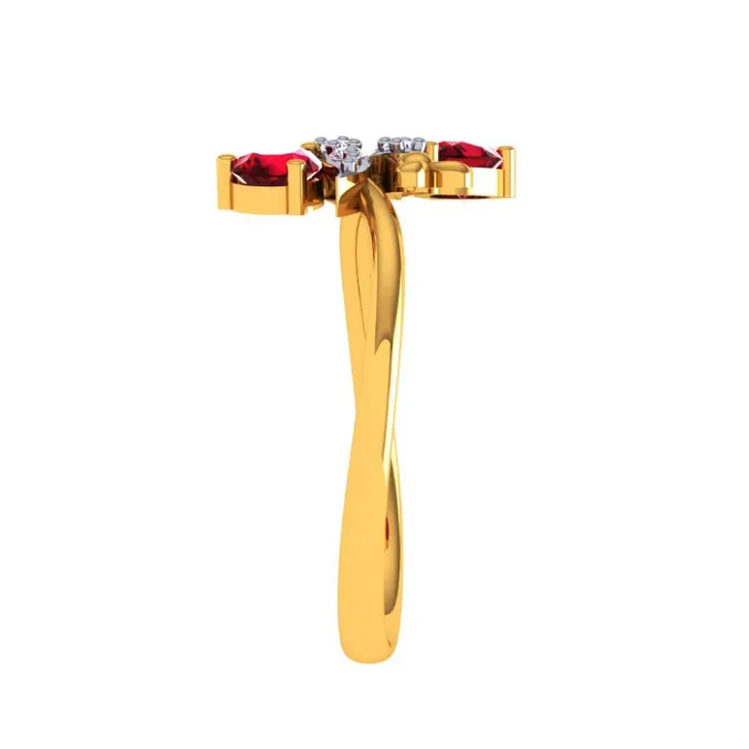 22KT (916) Yellow Gold Ring For Women