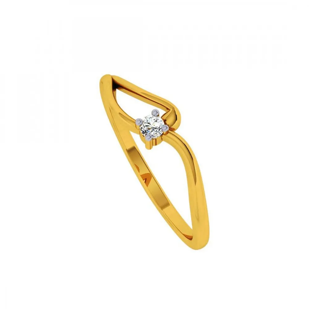 22KT (916) Yellow Gold Ring For Women