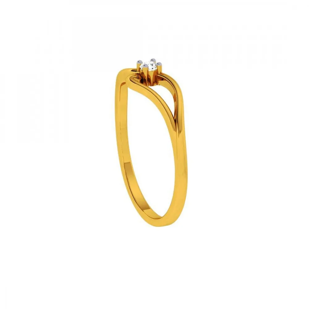 22KT (916) Yellow Gold Ring For Women