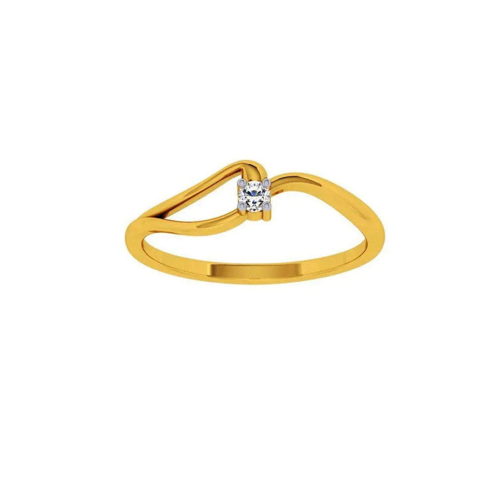 22KT (916) Yellow Gold Ring For Women