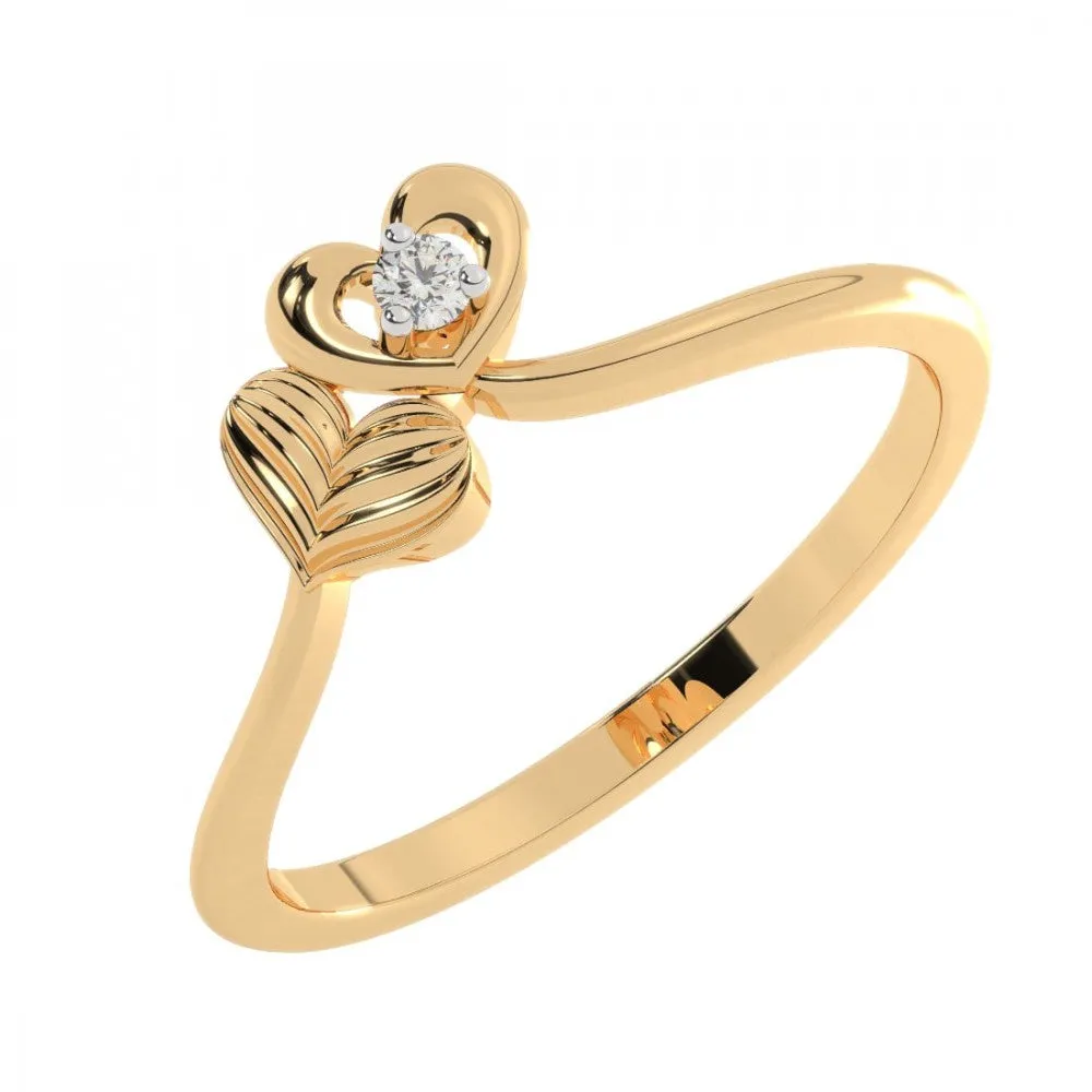 22KT (916) Yellow Gold Ring For Women
