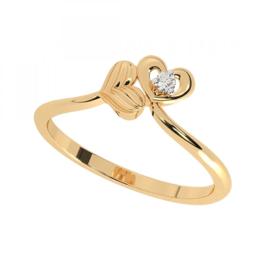 22KT (916) Yellow Gold Ring For Women