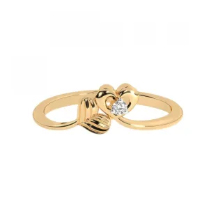 22KT (916) Yellow Gold Ring For Women