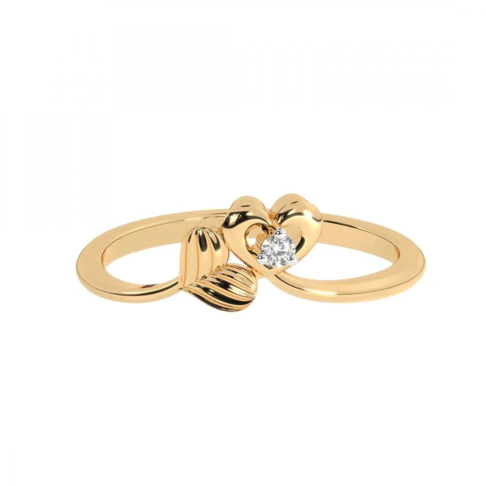 22KT (916) Yellow Gold Ring For Women