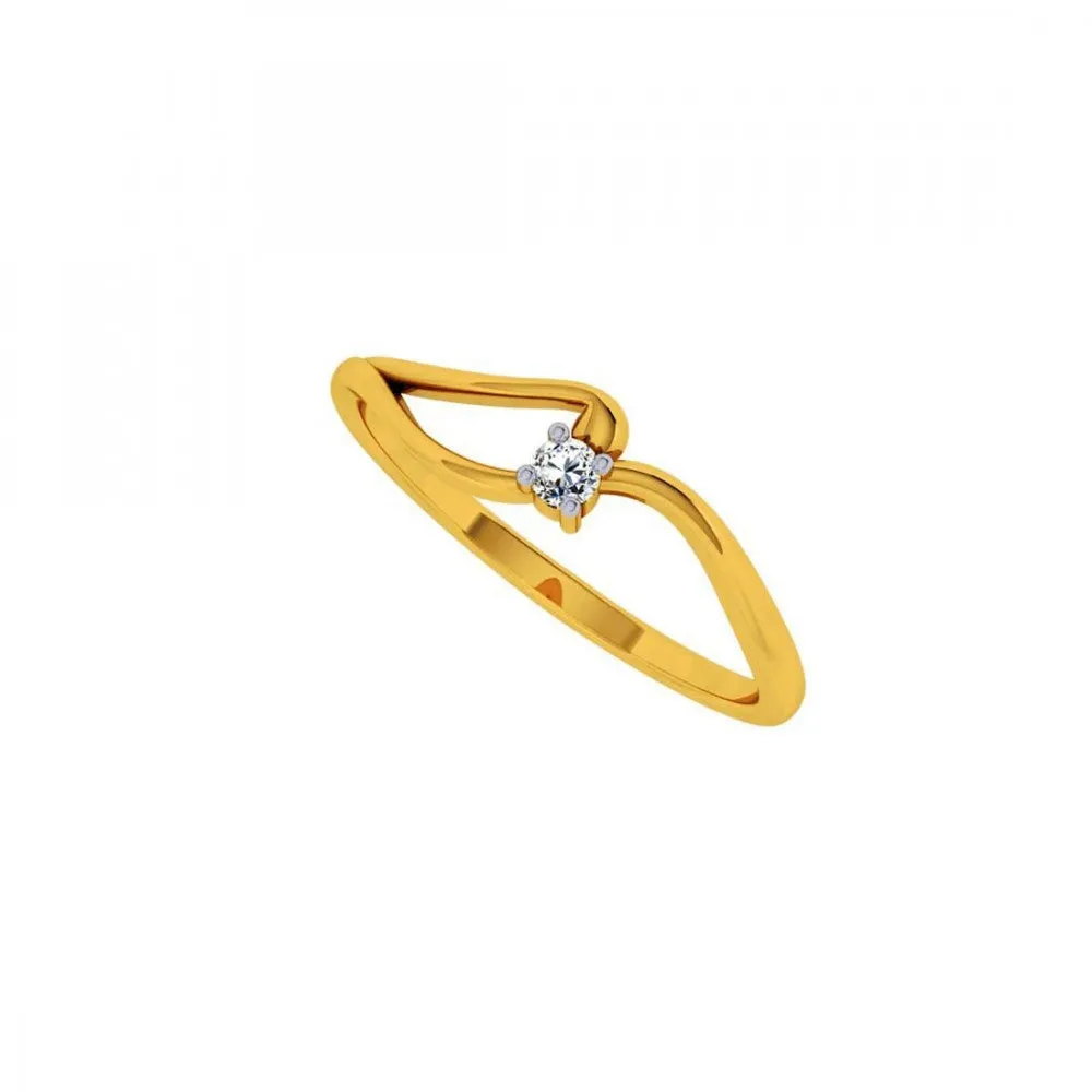 22KT (916) Yellow Gold Ring For Women
