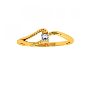 22KT (916) Yellow Gold Ring For Women