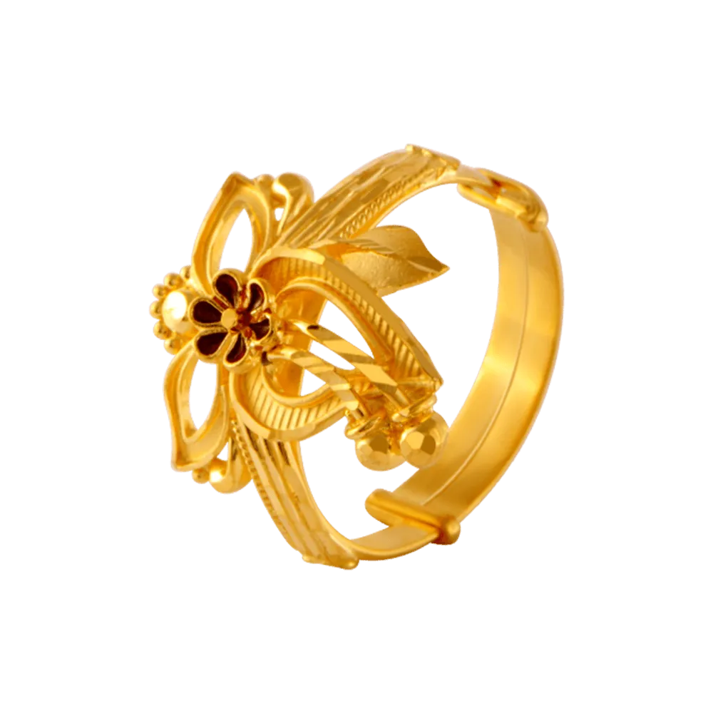 22KT Yellow Gold Ring For Women