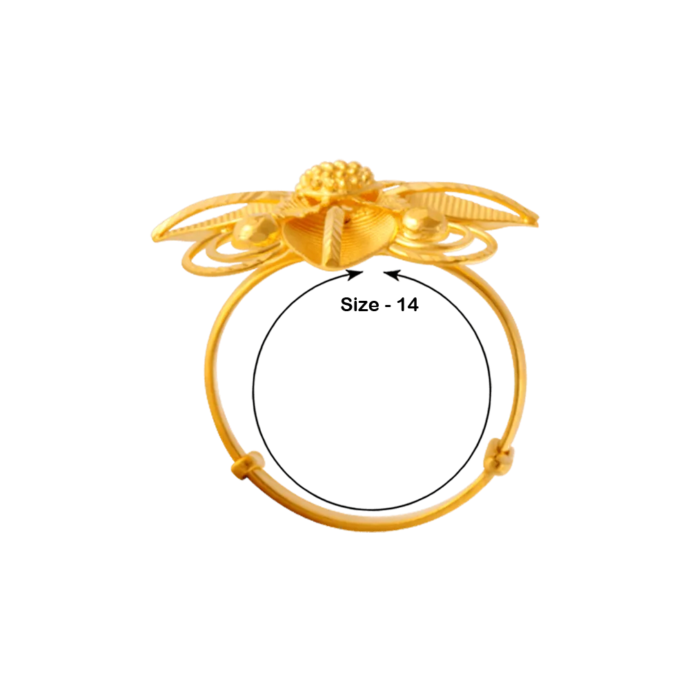 22KT Yellow Gold Ring For Women