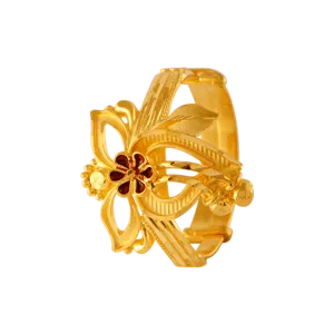 22KT Yellow Gold Ring For Women
