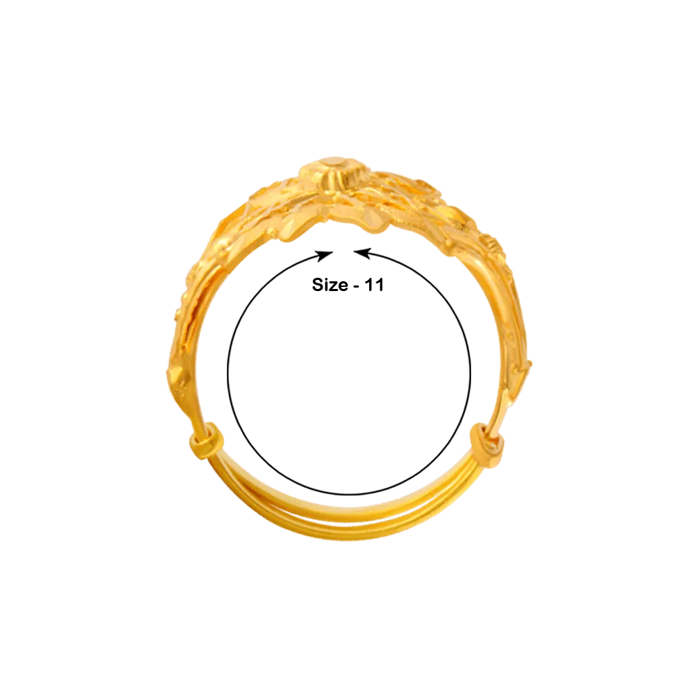 22KT Yellow Gold Ring For Women