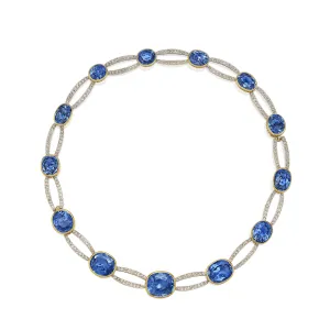 Belle ??poque Convertible Sapphire and Diamond Necklace