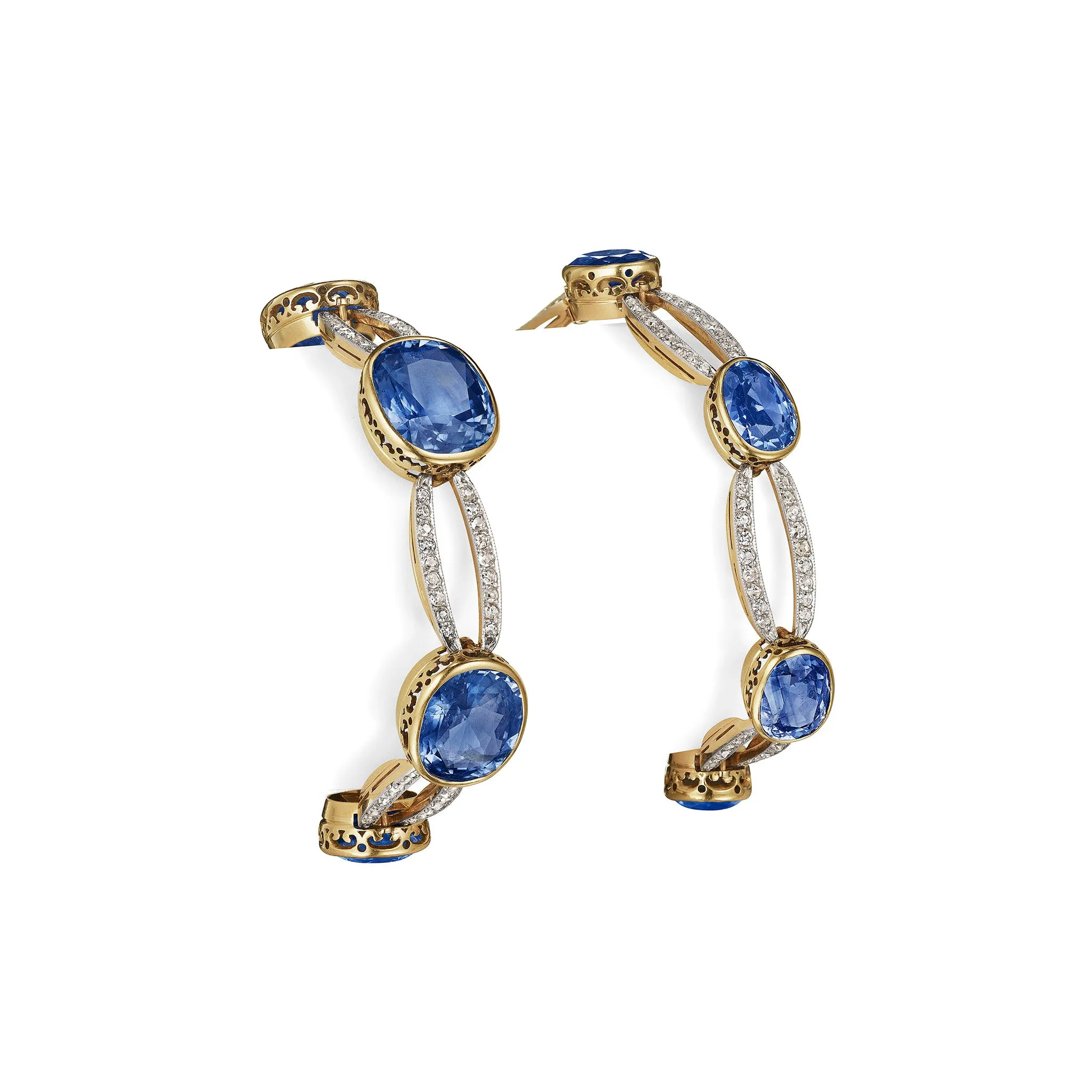 Belle ??poque Convertible Sapphire and Diamond Necklace