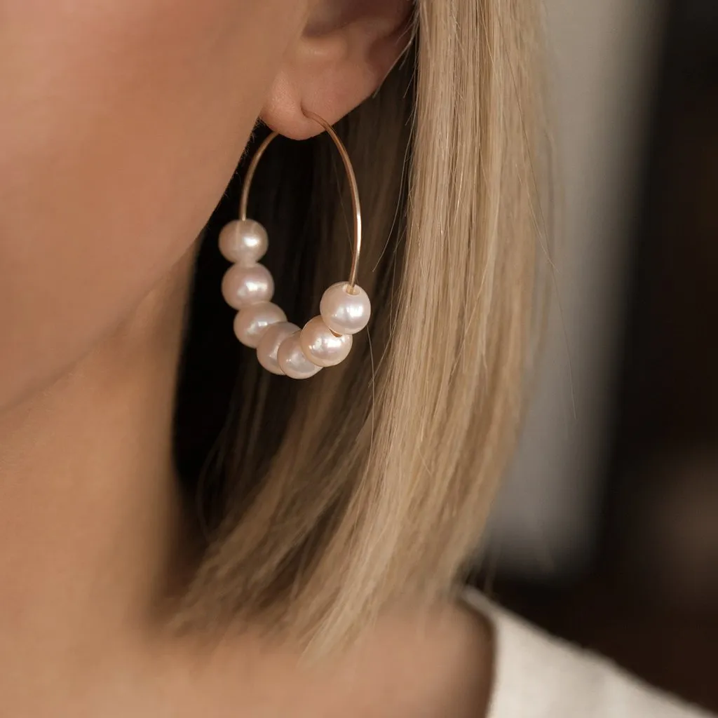 Cannes Pearl Hoops