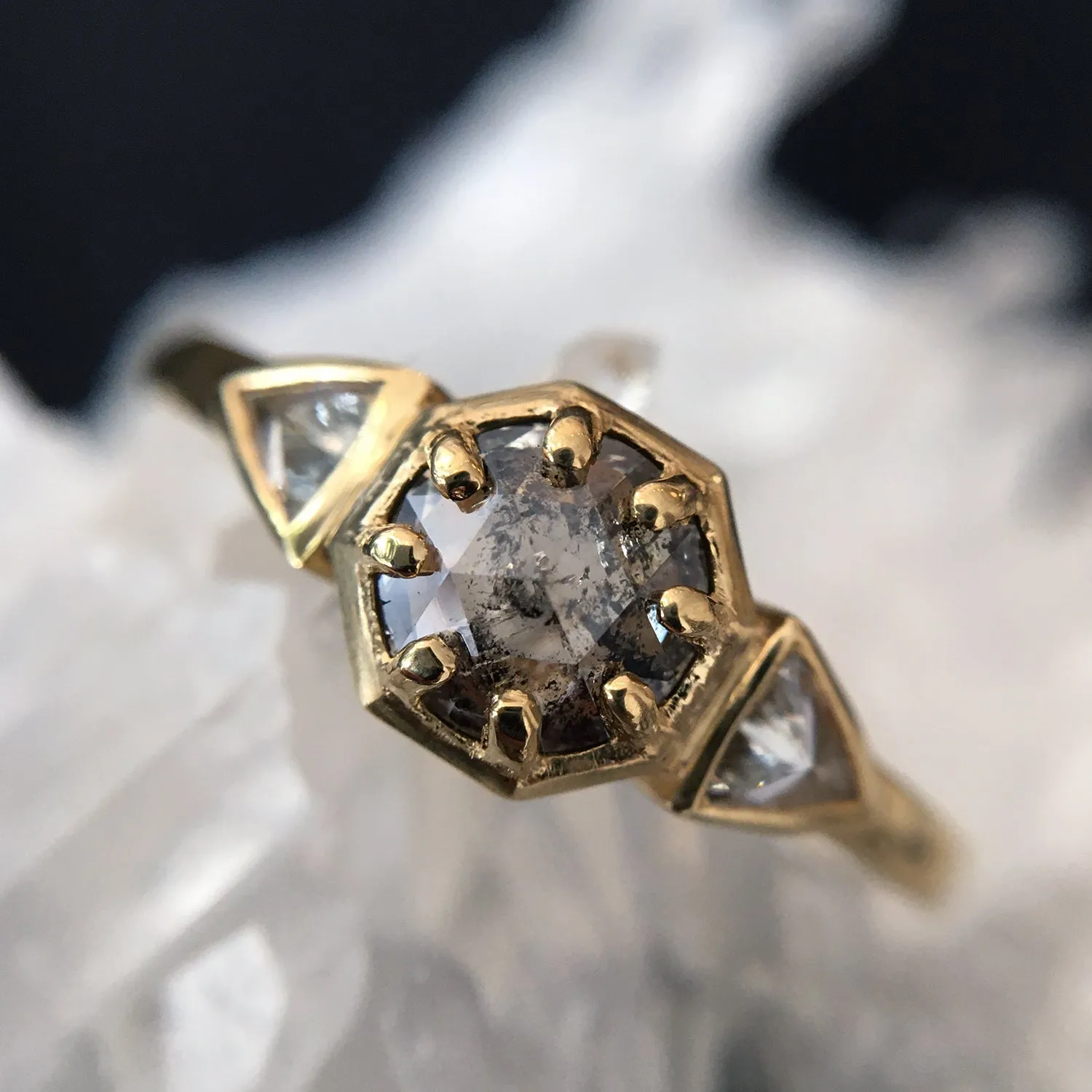 Cloudy Cleo Diamond Ring
