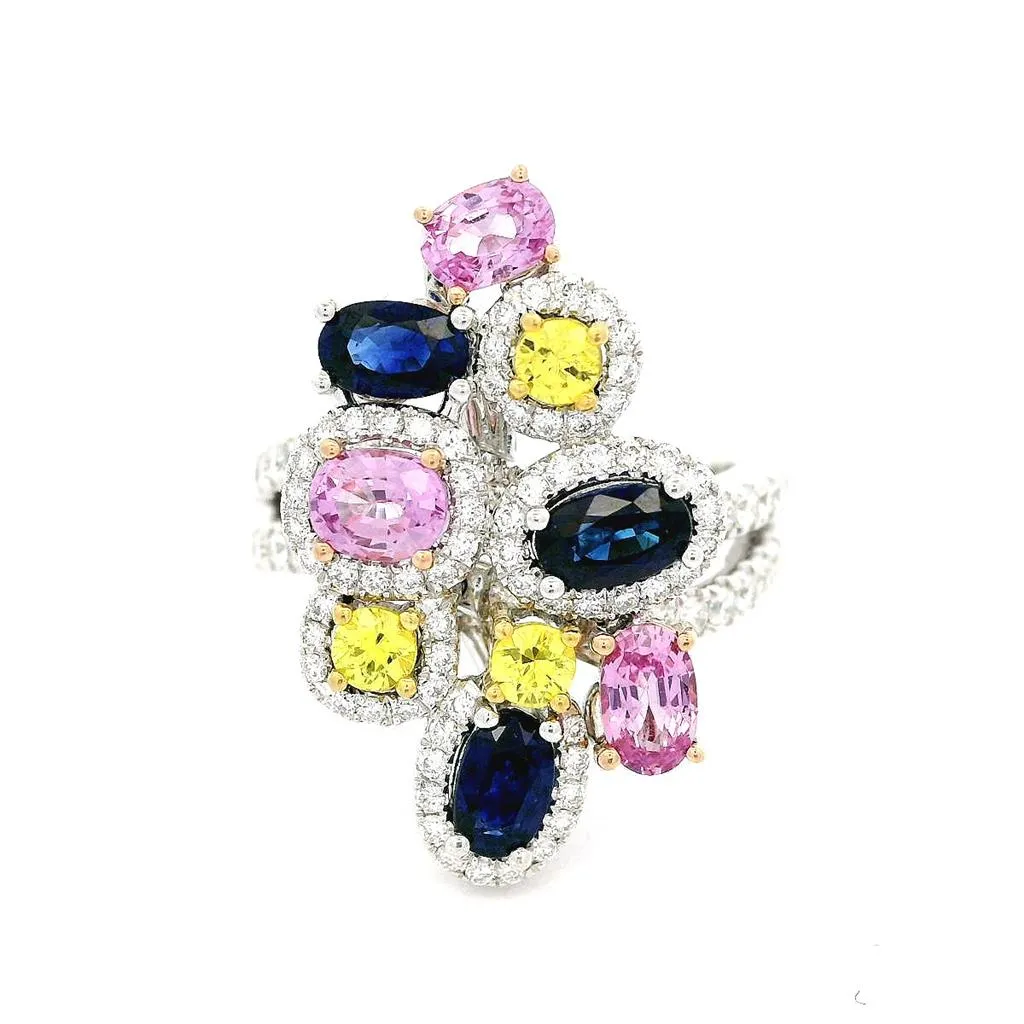 Colored Stone Rings  -  Women'