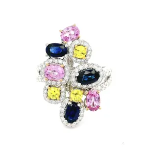 Colored Stone Rings  -  Women'