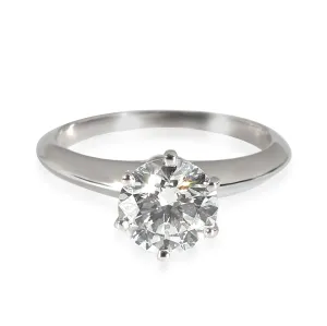 Diamond Engagement Ring in Platinum G VS1 1.23 CTW