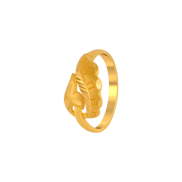 Engagement Gold Ring Design With Immaculate Precision