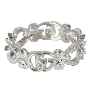 Flora Fashion Ring in 18k White Gold 0.35 CTW