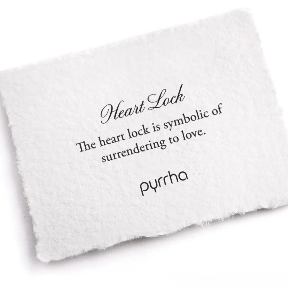 Heart Lock Symbol Studs