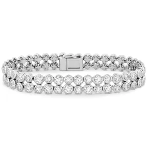 Hearts On Fire Double Bezel Diamond Bracelet