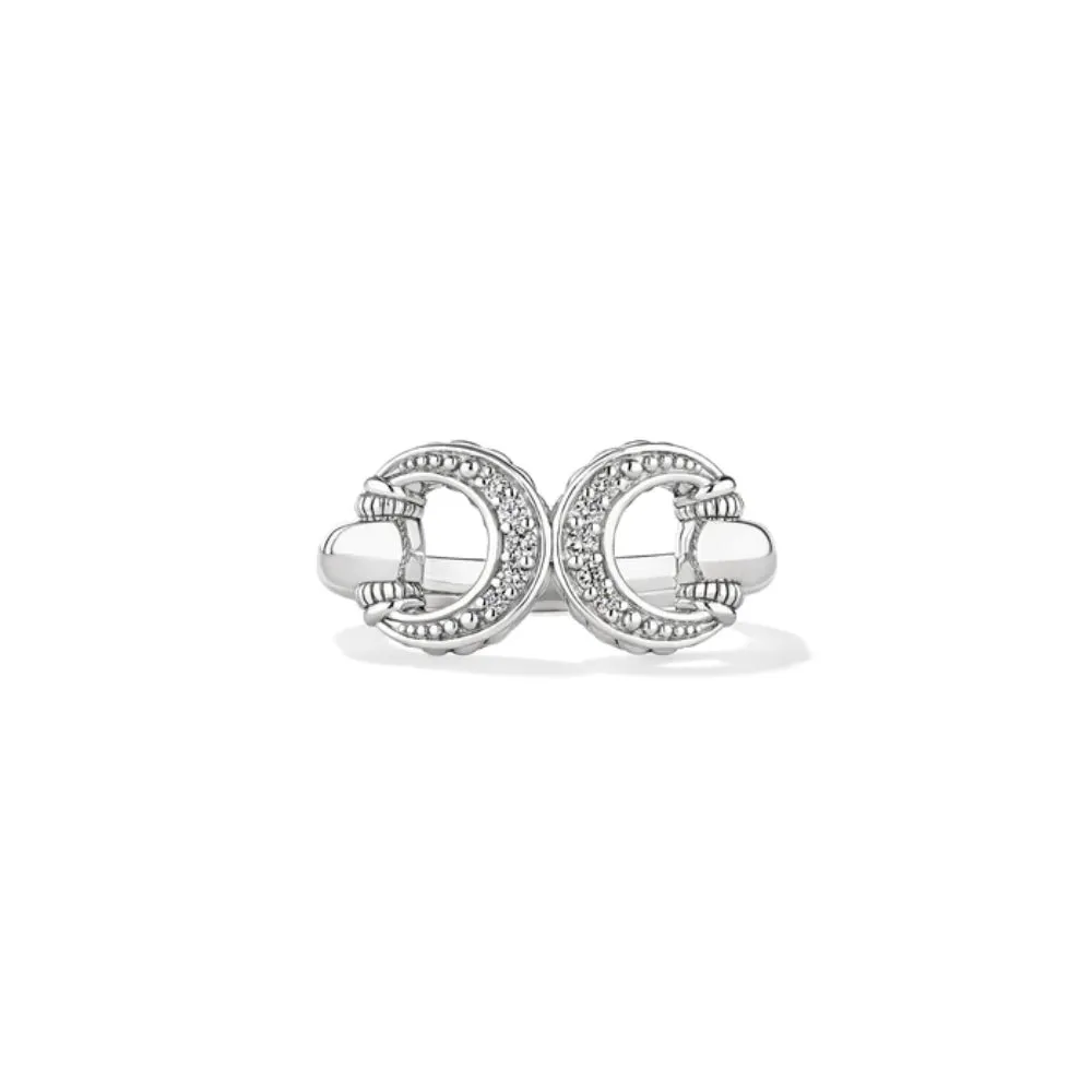 Judith Ripka Vienna Bit Ring with Diamonds