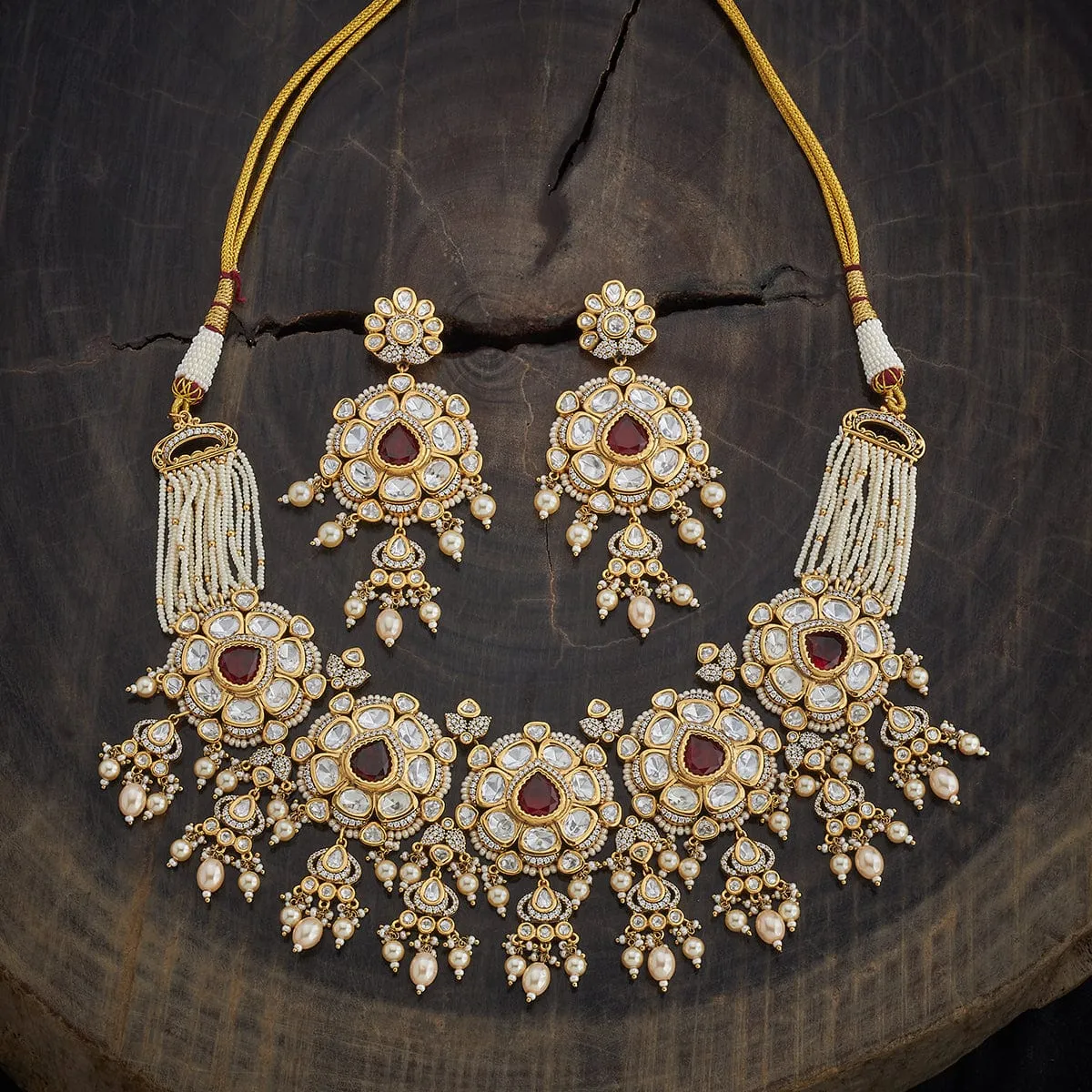 Kundan Necklace 163990