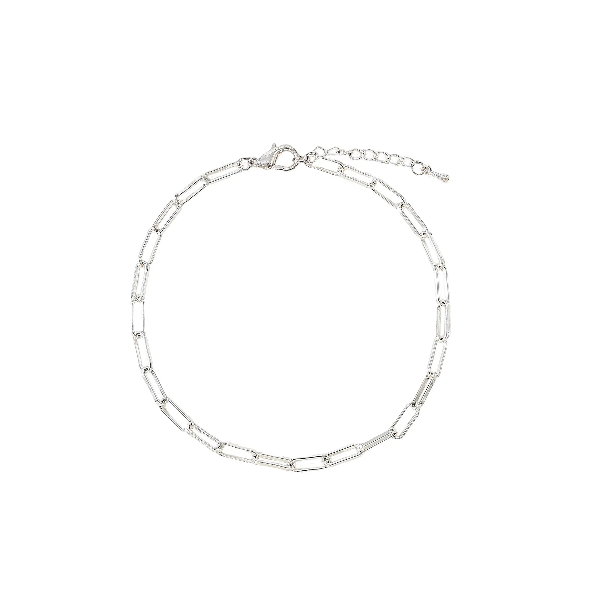 Link chain Anklet in Silvery and Golden assorted