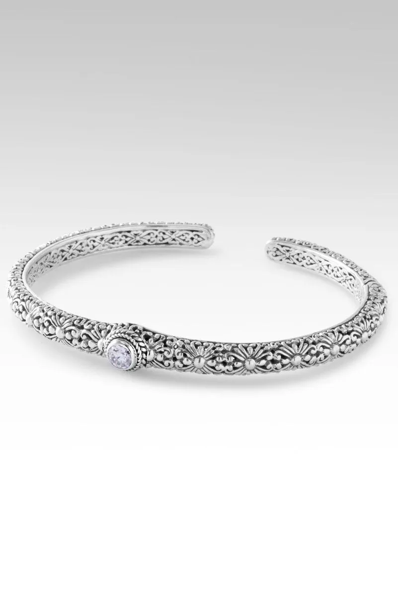 Love One Another Cuff II? in Moissanite