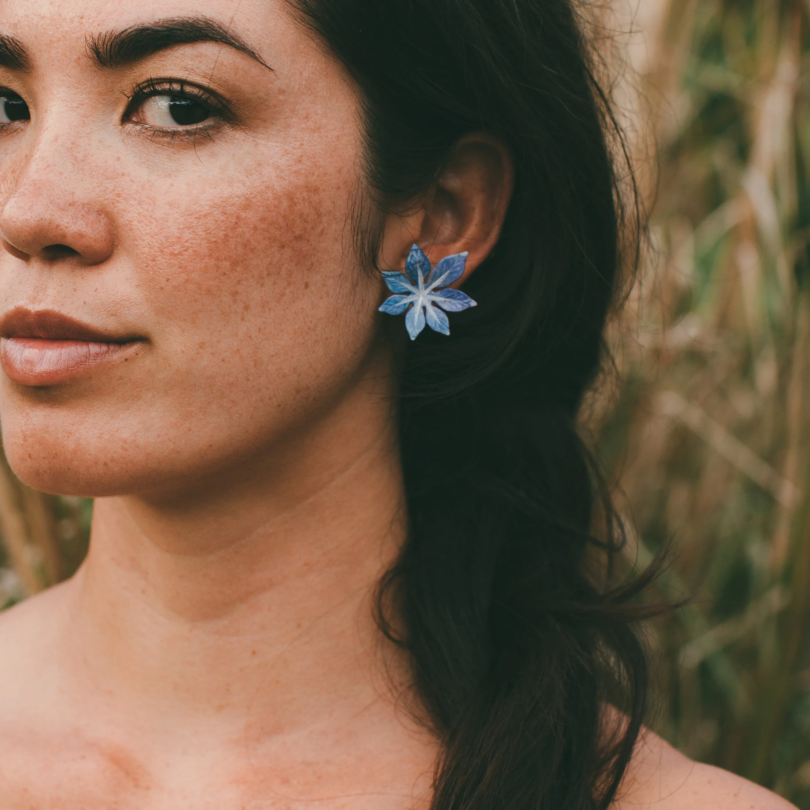 Mini Blue Laila Earrings