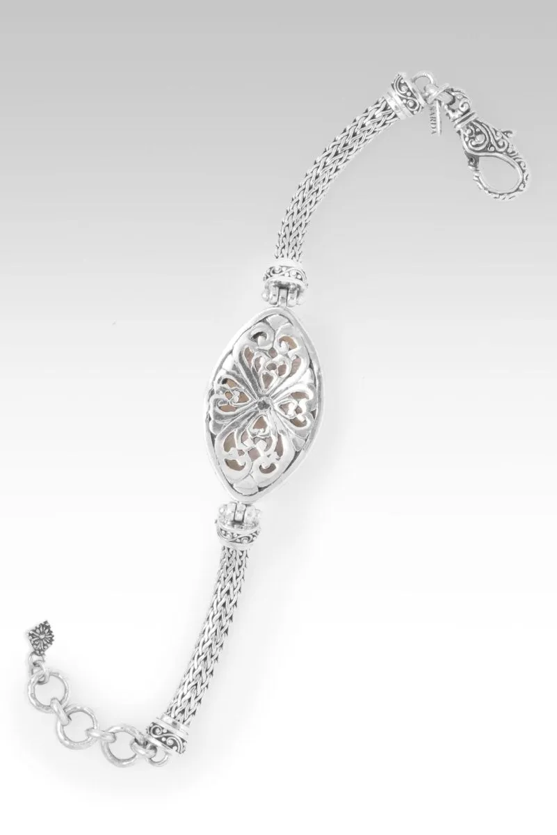 Restore My Soul Bracelet? in White Mother of Pearl