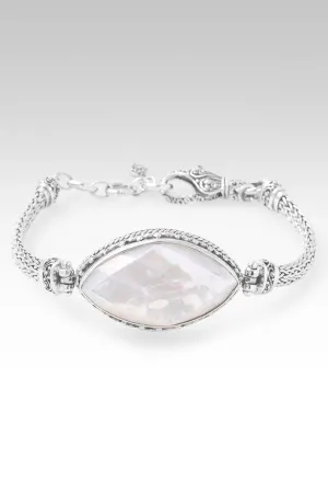 Restore My Soul Bracelet? in White Mother of Pearl