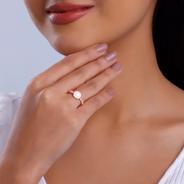 Rose Gold Heather Ring