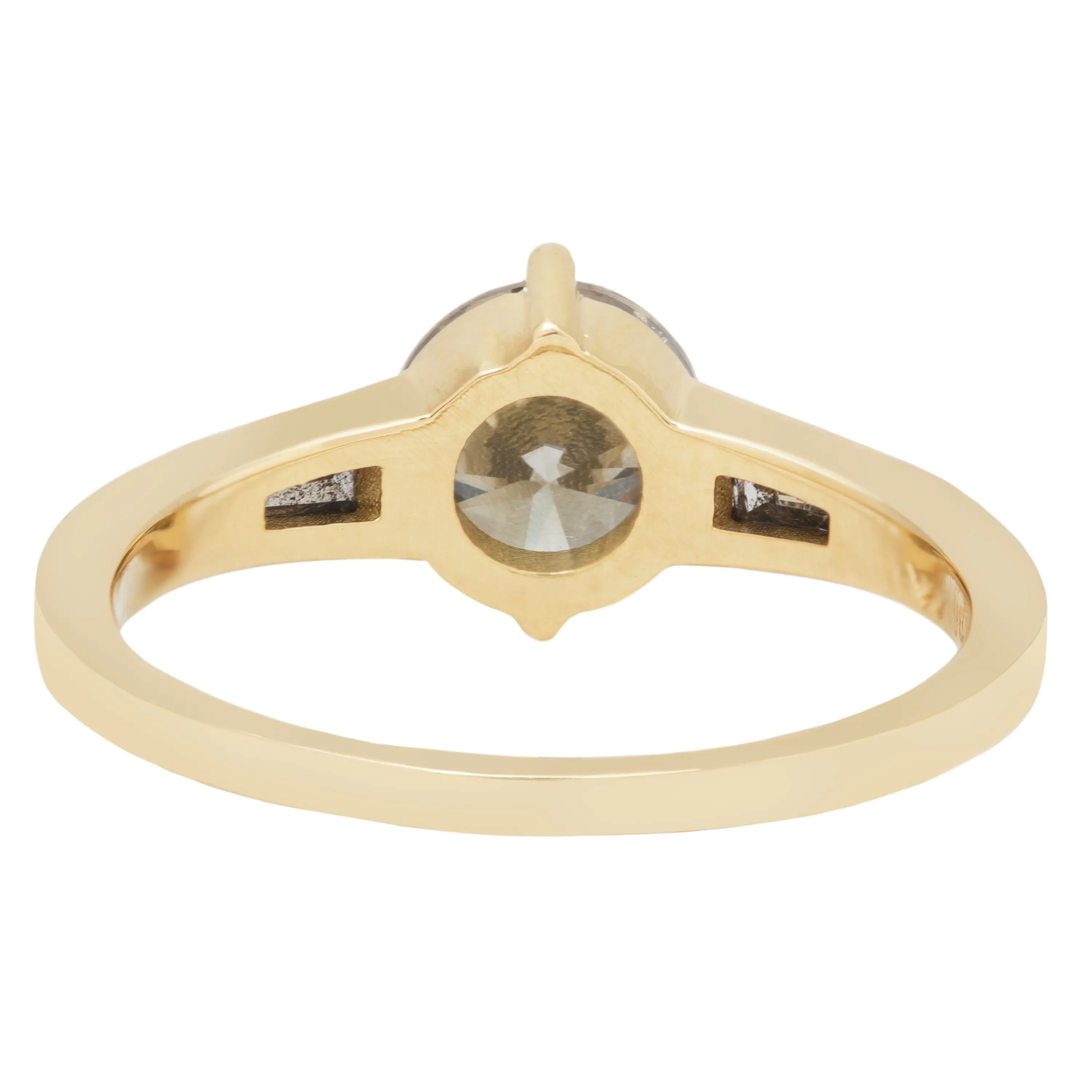 Sage Diamond Tapered Ring
